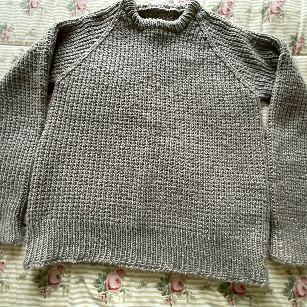 Hand Knit Wool Sweater